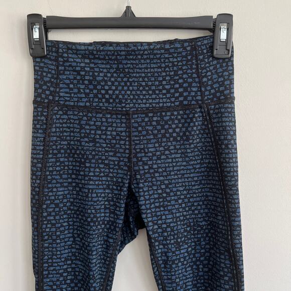 Lululemon Deep Breath Cropped Leggings Desert Teal 4 - Picture 6 of 9